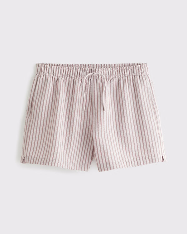Pull-On Wide Seersucker Swim Trunk | Abercrombie & Fitch (US)