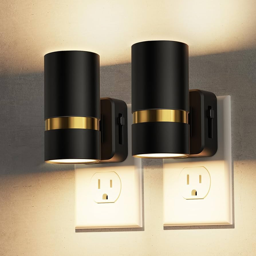 L LOHAS LED Night Light, Night Lights Plug into Wall, Modern Night Light with Dusk to Dawn Sensor... | Amazon (US)