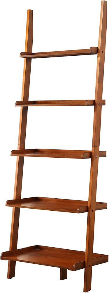 Convenience Concepts American Heritage Bookshelf Ladder, Cherry | Amazon (US)