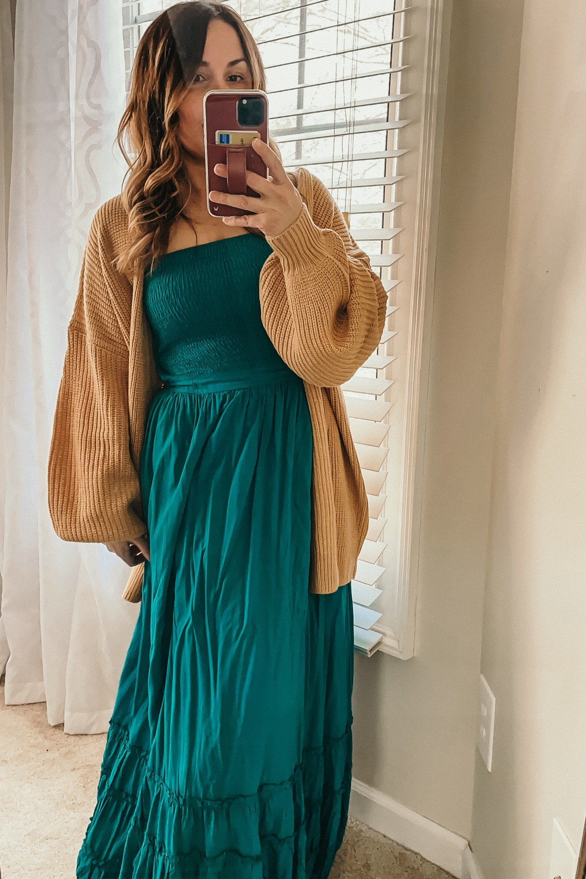 Another color combo I love for Photoshoots. 😍 This dress is completely backless, just want to let you know! There’s no support in the front, you’d need to either go braless or get a backless bra….but…it’s a stunning dress for a photoshoot. I wear mine with a sweater for some coverage. This sweater is no longer available so I added some alternatives. TTS - Size smalls

#LTKfindsunder100 #LTKstyletip #LTKSeasonal