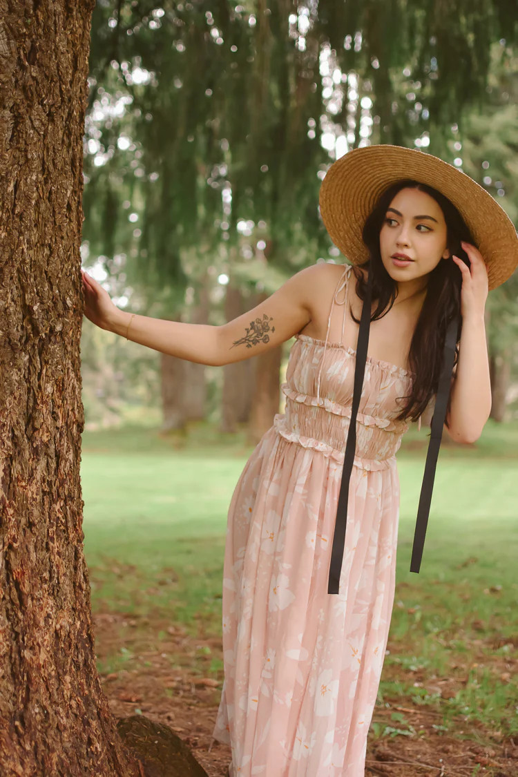 Daydreamer Straw Hat with Ribbon Tie - Medium | Confête