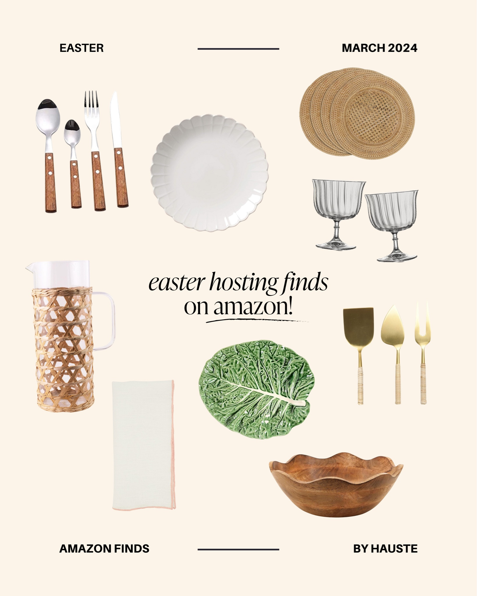 Elevated Easter tablescape finds on Amazon! 🥬🍽️🌼🪺👒

#LTKparties #LTKhome #LTKfindsunder100