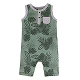 Lamaze Organic Baby Baby Boys Romper, Green, 3 Months | Amazon (US)