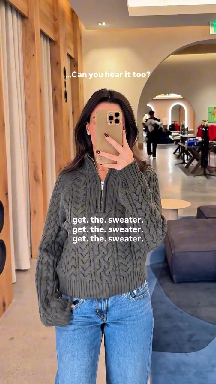 Plays the second I step foot in @Aritzia Aritzia.

Aritzias sweaters are IT right now. ✨Comment “shop” for all DM of all these sweater styles!

#aritzia #aritziastyle #aritziaoutfits #sweaterweather #winterstyle #winteroutfitideas #winterfashion