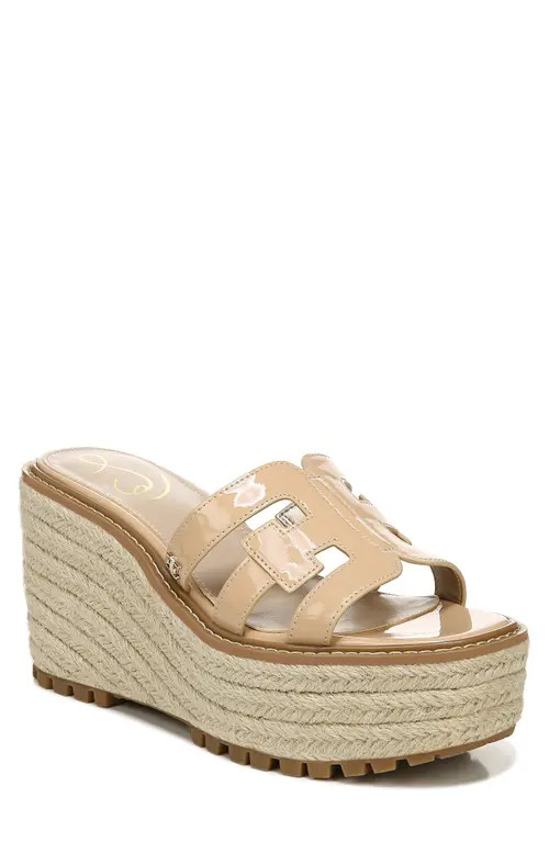 Sam Edelman Laine Platform Wedge Sandal in Beige Blush at Nordstrom, Size 7 | Nordstrom