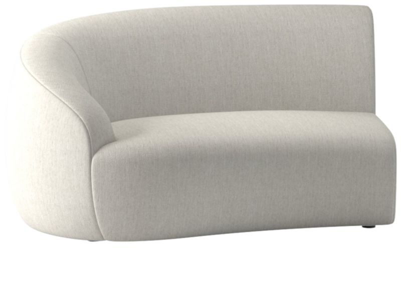 Roma White Left Arm Sofa | CB2 | CB2