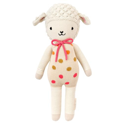 cuddle + kind Lucy The Lamb Little 13" Hand-Knit Doll – 1 Doll = 10 Meals, Fair Trade, Heirloom Quality, Handcrafted in Peru, 100% Cotton Yarn | Amazon (US)