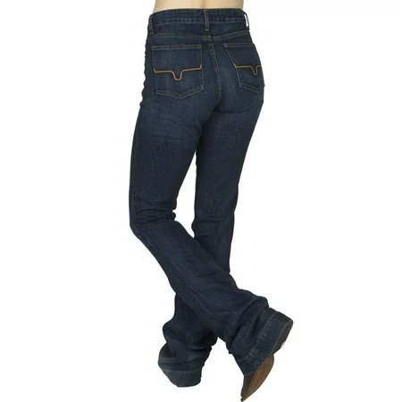 Kimes Ranch Women s Dark Wash Jennifer High Rise Wide Flare Jeans - WJ-10514 6W x 30L | Walmart (US)