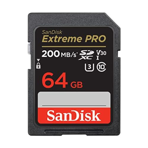 SanDisk 64GB Extreme PRO SDXC UHS-I Memory Card - C10, U3, V30, 4K UHD, SD Card - SDSDXXU-064G-GN4IN | Amazon (US)