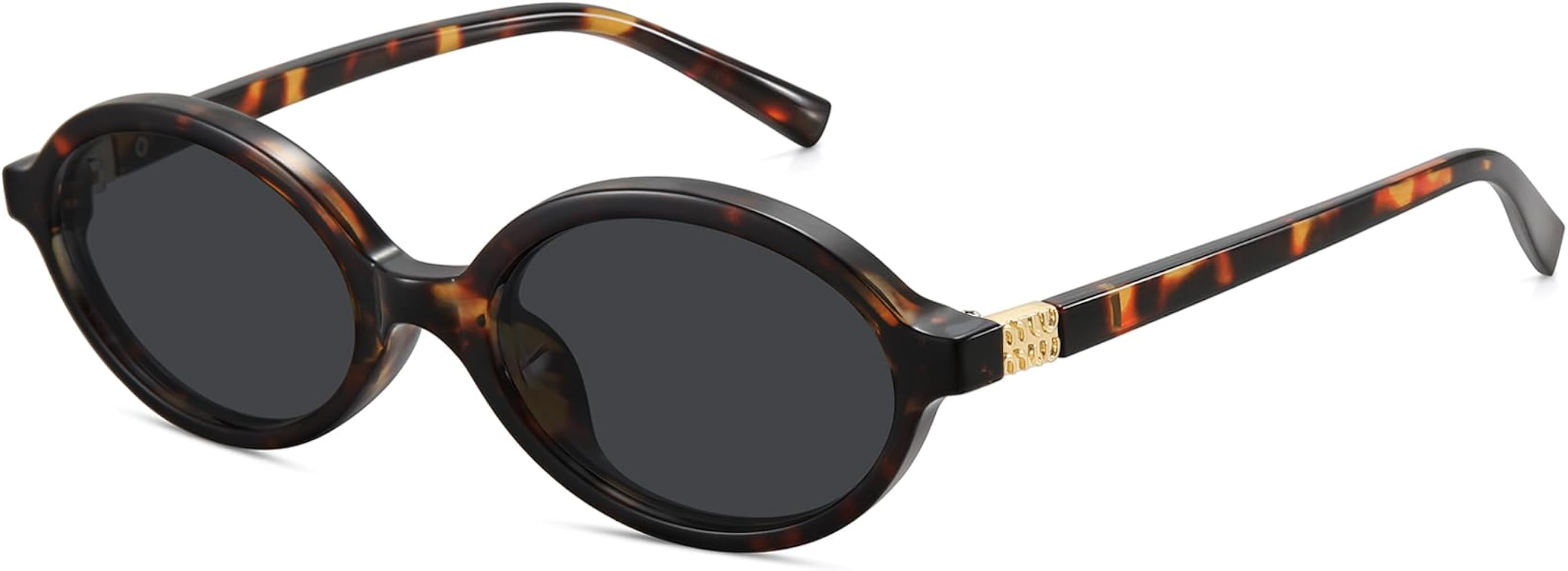 WOWSUN Retro Oval Sunglasses Womens Trendy Sun Glasses Sunnies UV400 Protection | Amazon (US)