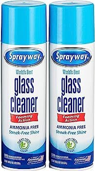 Sprayway, Glass Cleaner, 19 Oz Cans, Pack of 2 | Amazon (US)