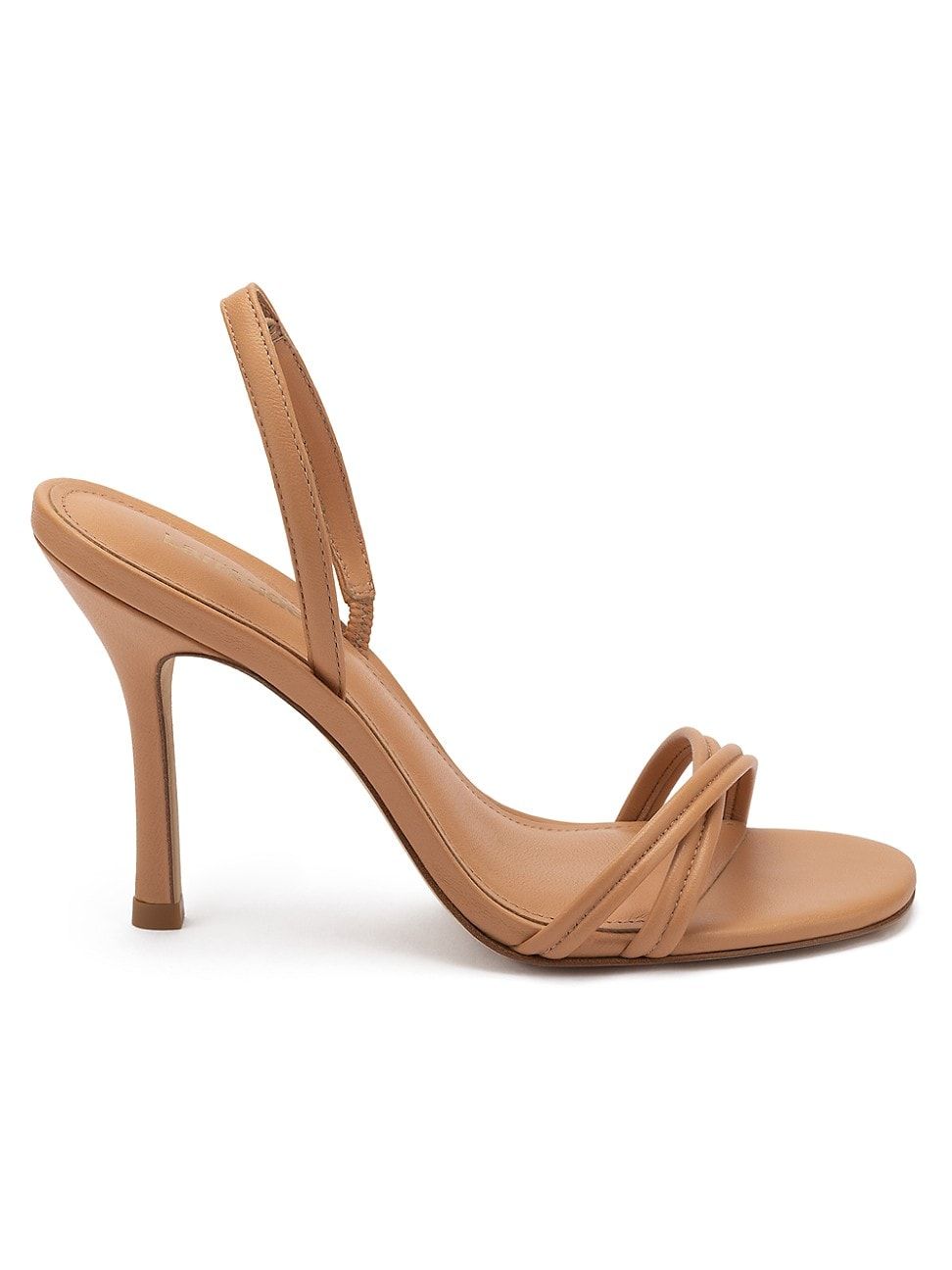 Women's Annie Leather High-Heel Sandals - Tan - Size 8.5 | Saks Fifth Avenue