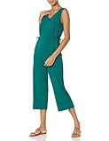 Daily Ritual Women's Supersoft Terry Sleeveless V-Neck Jumpsuit, Dark Emerald Green, Small | Amazon (US)