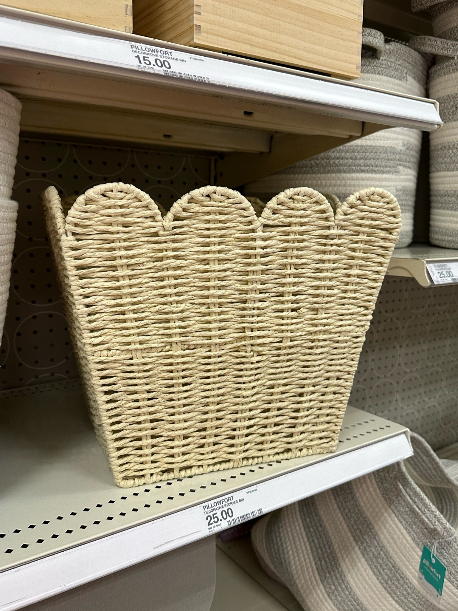 The cutest baskets are selling fast from 🎯🎯
My store has the smaller size in. Definitely check if your store has them!! 

#LTKkids #LTKfindsunder50 #LTKhome