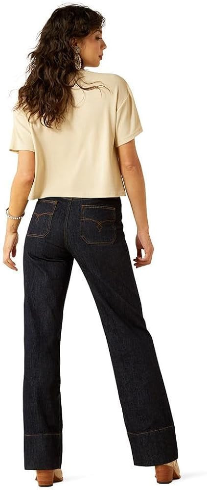 ARIAT Women's Tomboy Utility Wide Leg Jeans | Amazon (US)
