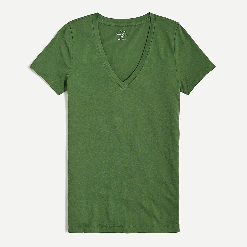 V-neck cotton tee | J.Crew Factory