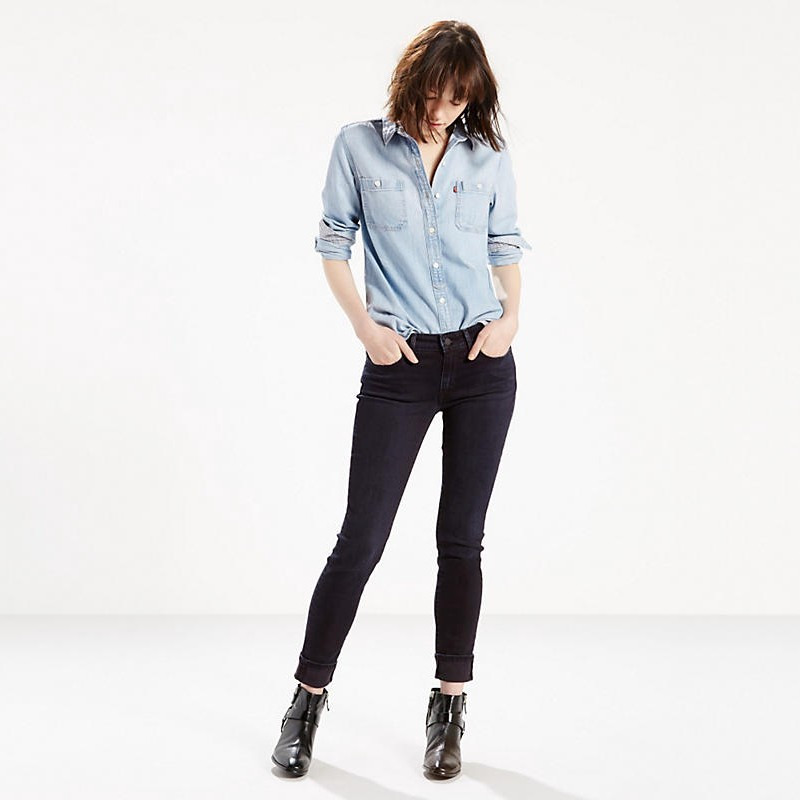 Levi's 711 Skinny Jeans - Black Coal | Spring