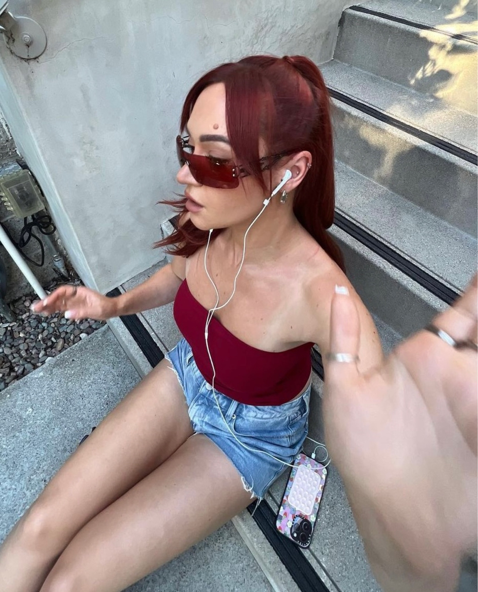 Amazon Red Sunglasses 