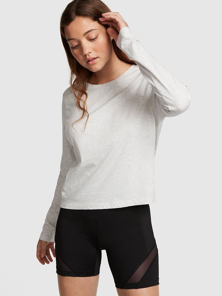 Cotton Long-Sleeve T-Shirt | Victoria's Secret (US / CA )