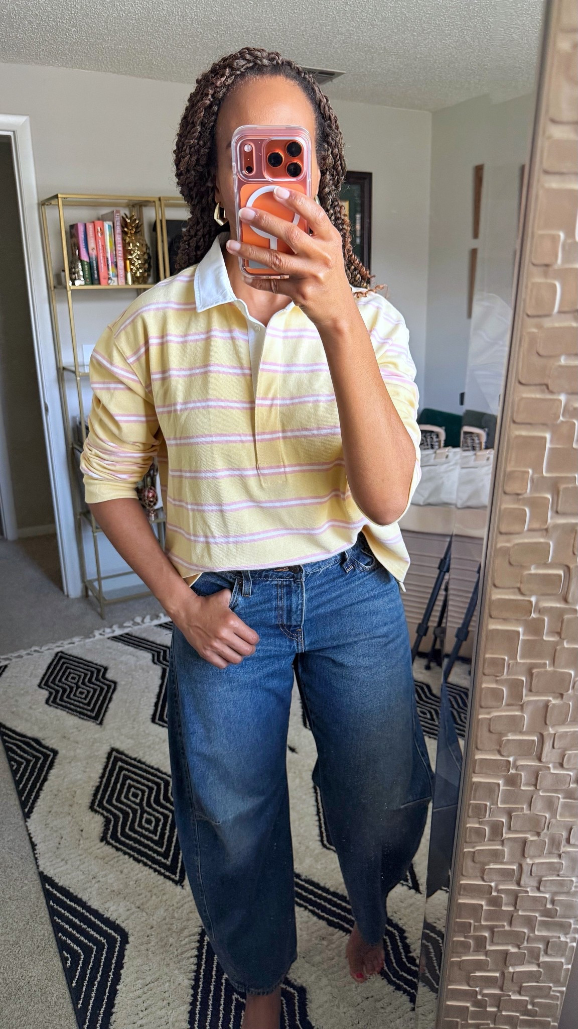 Sézane Spring 2026 (Try-On)

Sharing a handful of favorites that caught my eye right away. Loving this yellow & pink polo shirt.

• Elio Polo (size medium)
• Levi’s Dad Barrel Jeans (size 28)

French fashion, fashion for women over 40, work outfit idea, workwear, fall fashion, fall outfit idea, fall style, timeless classic outfits, timeless classic style, classic fashion, Sezane Fashion, French fashion, Sezane Finds, winter fashion looks

#LTKWorkwear #LTKSeasonal #LTKTravel #LTKgrwm #LTKMidsize #LTKOver40 #LTKootd #LTKdayinmylife #LTKPetite