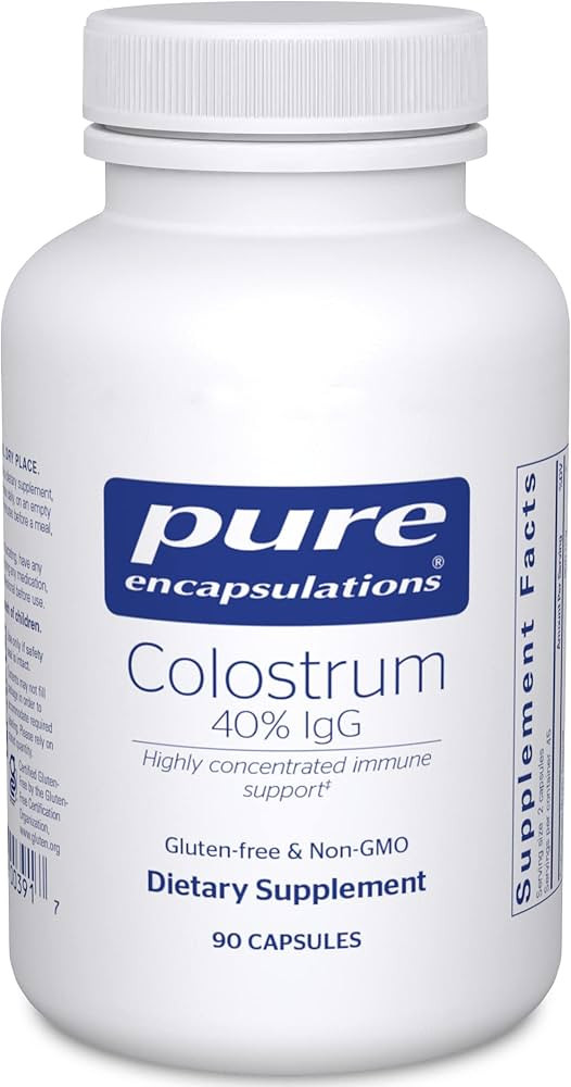 Pure Encapsulations Colostrum | 40% IgG Highly Concentrated Immune Support | 90 Capsules | Amazon (US)
