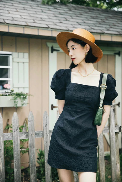 Eleanor Dress - Black | Petite Studio NYC