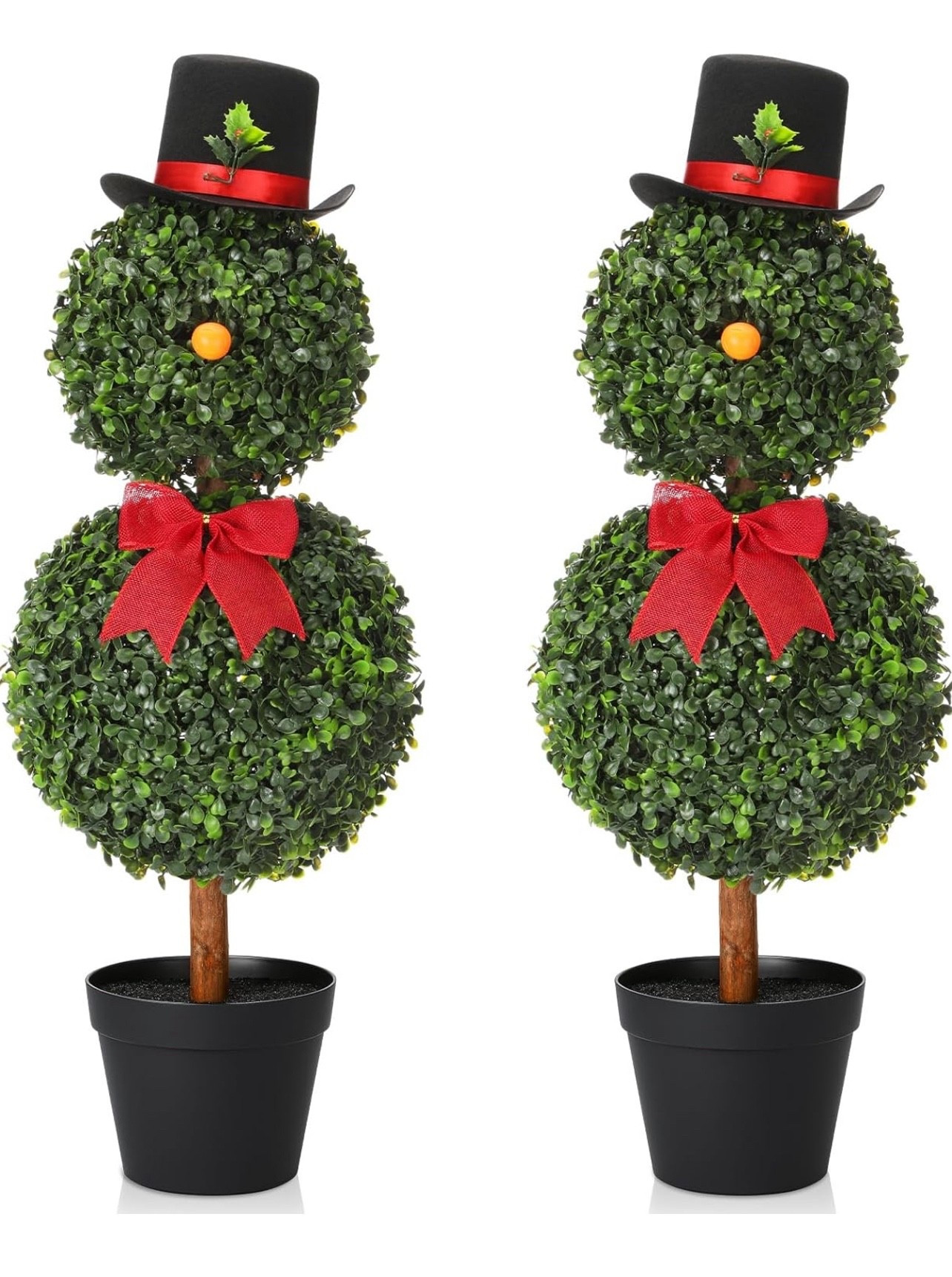 Snowman Topiary Duo 🎀⛄️ Festive Porch Decor



How cute are these Christmas snowman topiaries?! ⛄️🎀 This 30” artificial greenery set comes as a pair, each shaped like an adorable snowman with a classic black top hat, red ribbon band, orange “carrot” nose, and bright red bow. Perfect for flanking your front door, styling on a porch, or adding holiday charm to an entryway. They give that high-end, boutique-porch look without any maintenance. 🎄✨

Lightweight, easy to move, and great for both indoor and outdoor decorating. Such a fun, cheerful holiday piece that instantly makes your home feel festive. Only a few left in stock, too!

⸻

Christmas decor, snowman topiary, holiday porch decorations, festive greenery, front door holiday ideas, outdoor Christmas styling, artificial boxwood snowman, Christmas entryway decor, winter home decor, Amazon holiday finds, porch topiary set, red bow Christmas decorations

If you want hashtags or a Pinterest version, I can add those too! 🎀✨

#LTKGiftGuide #LTKHoliday #LTKHome