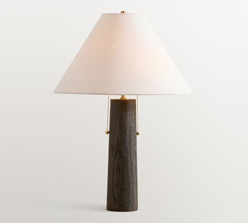 Stella Wood Table Lamp (25") | Pottery Barn (US)