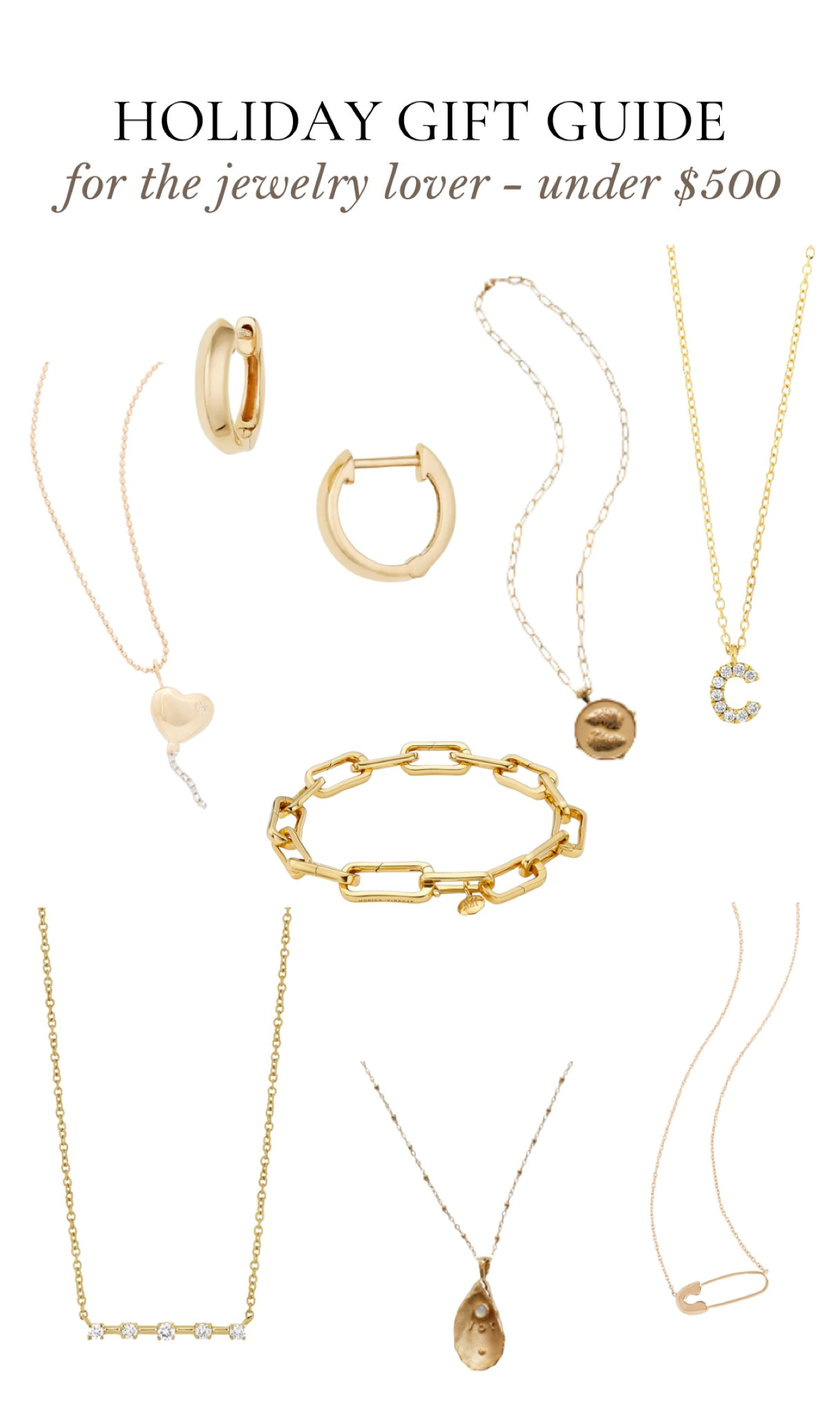 Gift guide - for the jewelry lover under $500