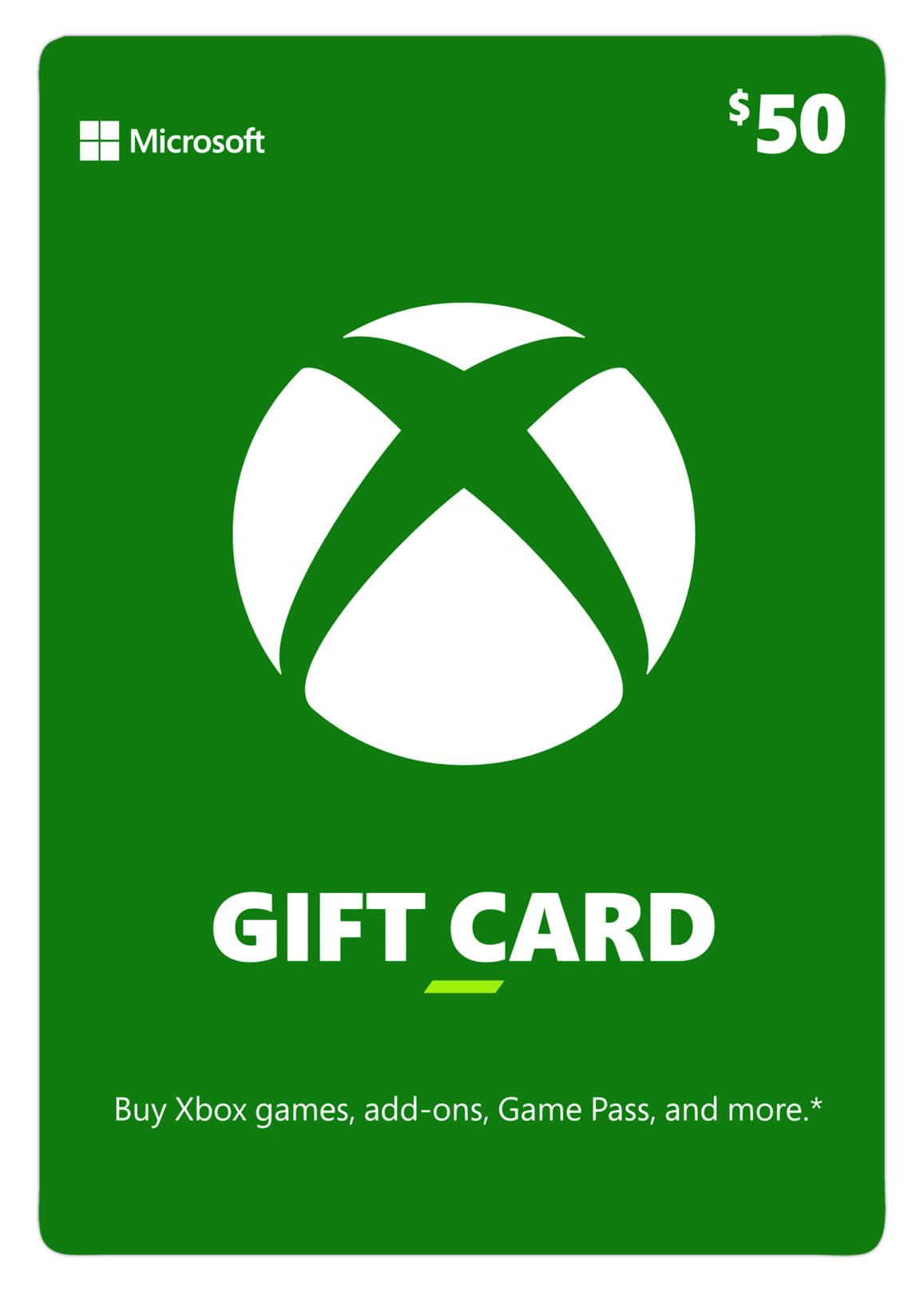 Microsoft Xbox $50 Gift Card (Physical Delivery) | Amazon (US)