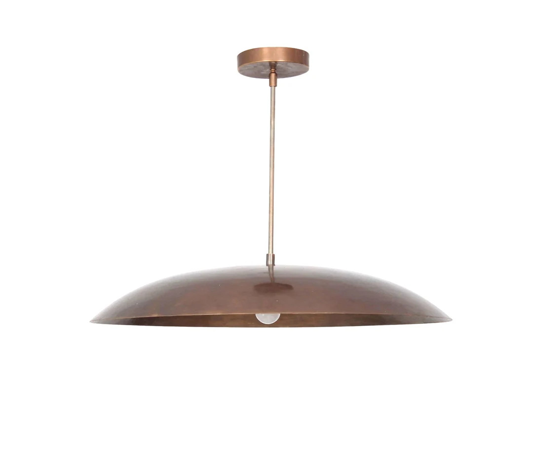 1 Light Elegant Ceiling Flushmount Light Pendant Mid Century Modern Raw Brass Sputnik Chandelier ... | Etsy (CAD)