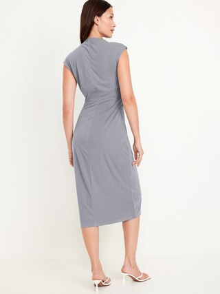 Ruched Midi Dress | Old Navy (US)