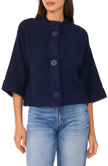 Halogen® Wide Sleeve Top in Classic Navy at Nordstrom Rack, Size X-Large | Nordstrom Rack
