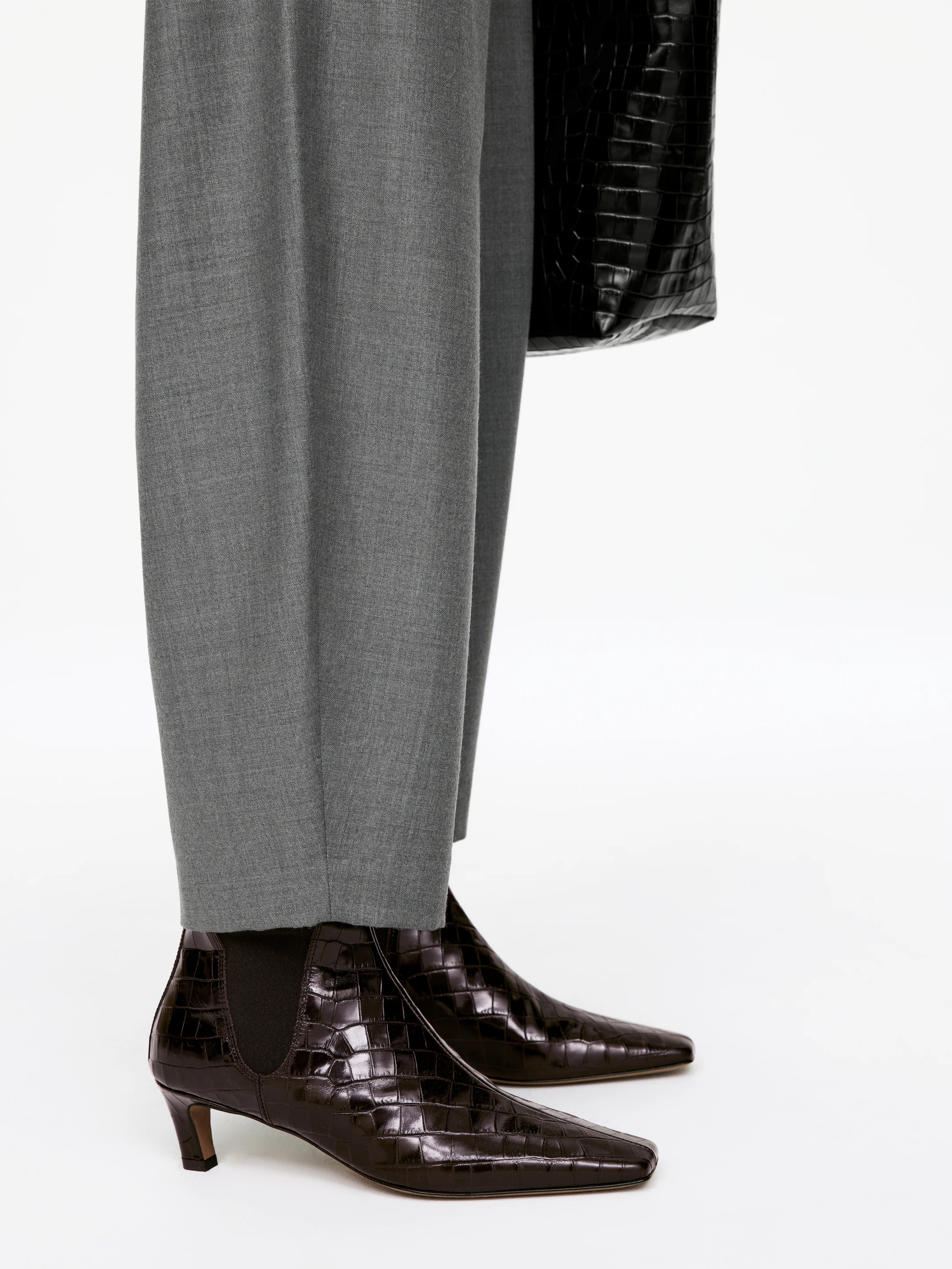 Stiefeletten mit eckiger Zehenpartie | H&M (DE, AT, CH, NL, FI)