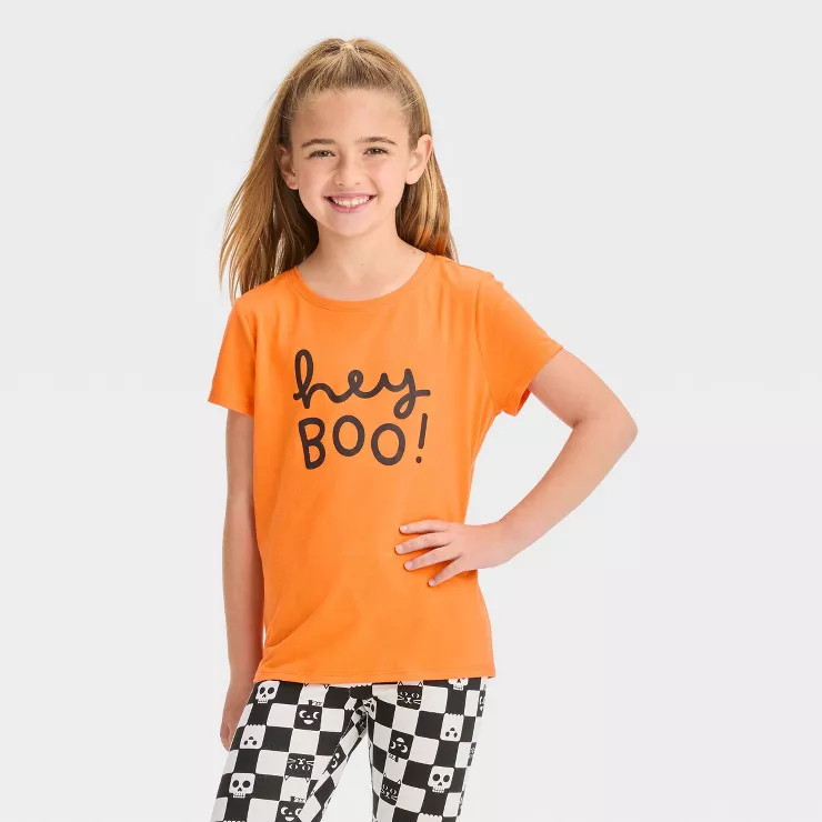 Girls' Halloween Short Sleeve Graphic T-Shirt - Cat & Jack™ | Target