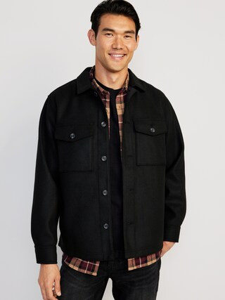 Soft-Brushed Shacket for Men | Old Navy (US)