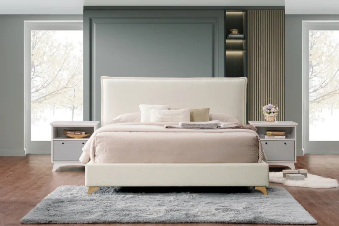 Pelham Boucle Bed | Wayfair North America