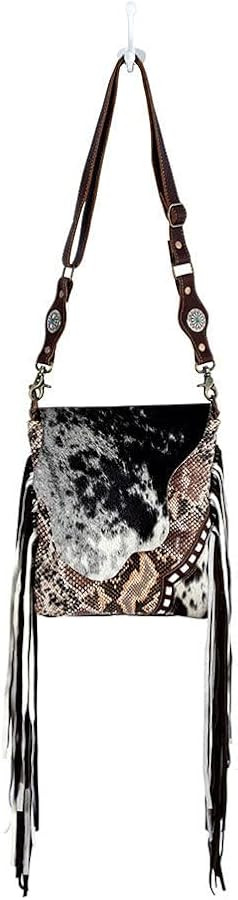 Myra Bag Brown Dapples Conceal Carry Fringe Crossbody Bag S-3963 | Amazon (US)