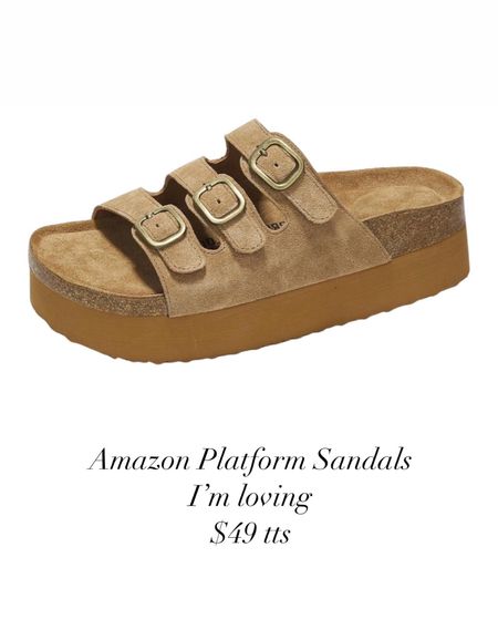 Amazon platform sandals 
Under $50 
Birkenstocks dupe

#LTKshoecrush #LTKSeasonal #LTKfindsunder50