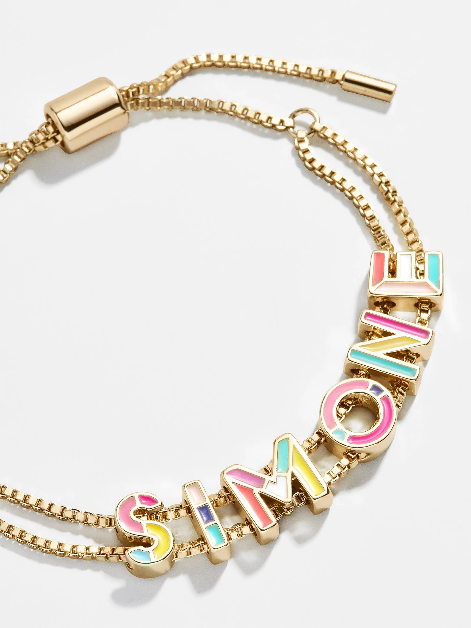 Custom Slider Bracelet: Multi Enamel | BaubleBar (US)