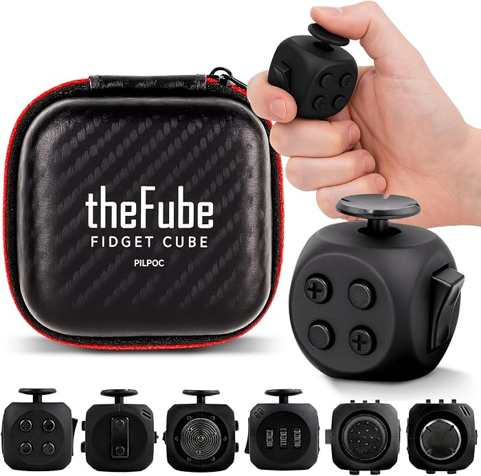 PILPOC theFube Fidget Cube, 6-Sided Stress Relief Infinity Cube for Adults & Kids, Boosts Concent... | Amazon (US)
