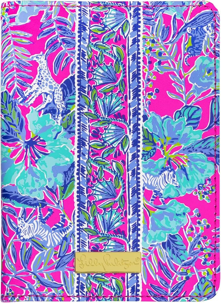 Lilly Pulitzer Vegan Leather Passport Holder, Cute Passport Cover, Travel Wallet with Credit Card... | Amazon (US)