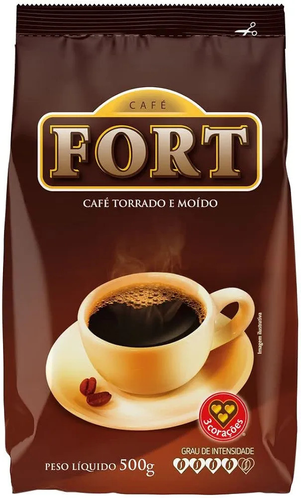 3 Corações Café Torrado E Moído Fort Pacote 500G | Amazon (BR)