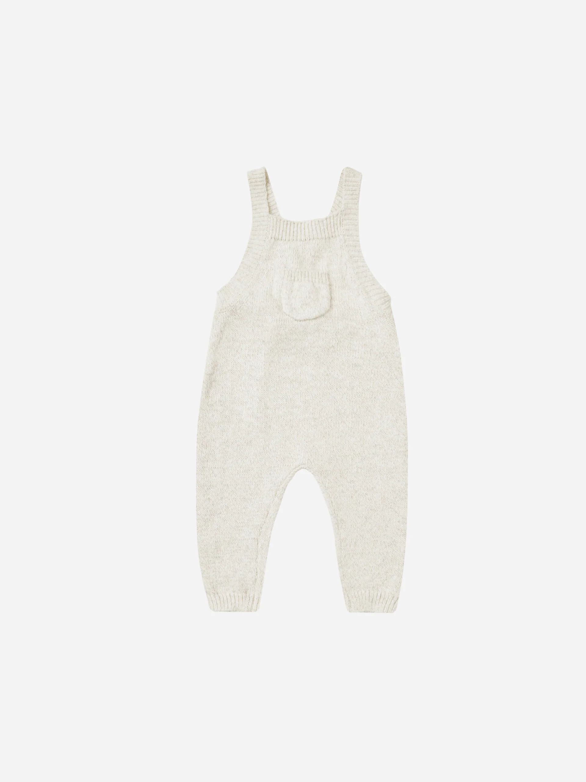 Knit Overalls || Ivory | Rylee + Cru