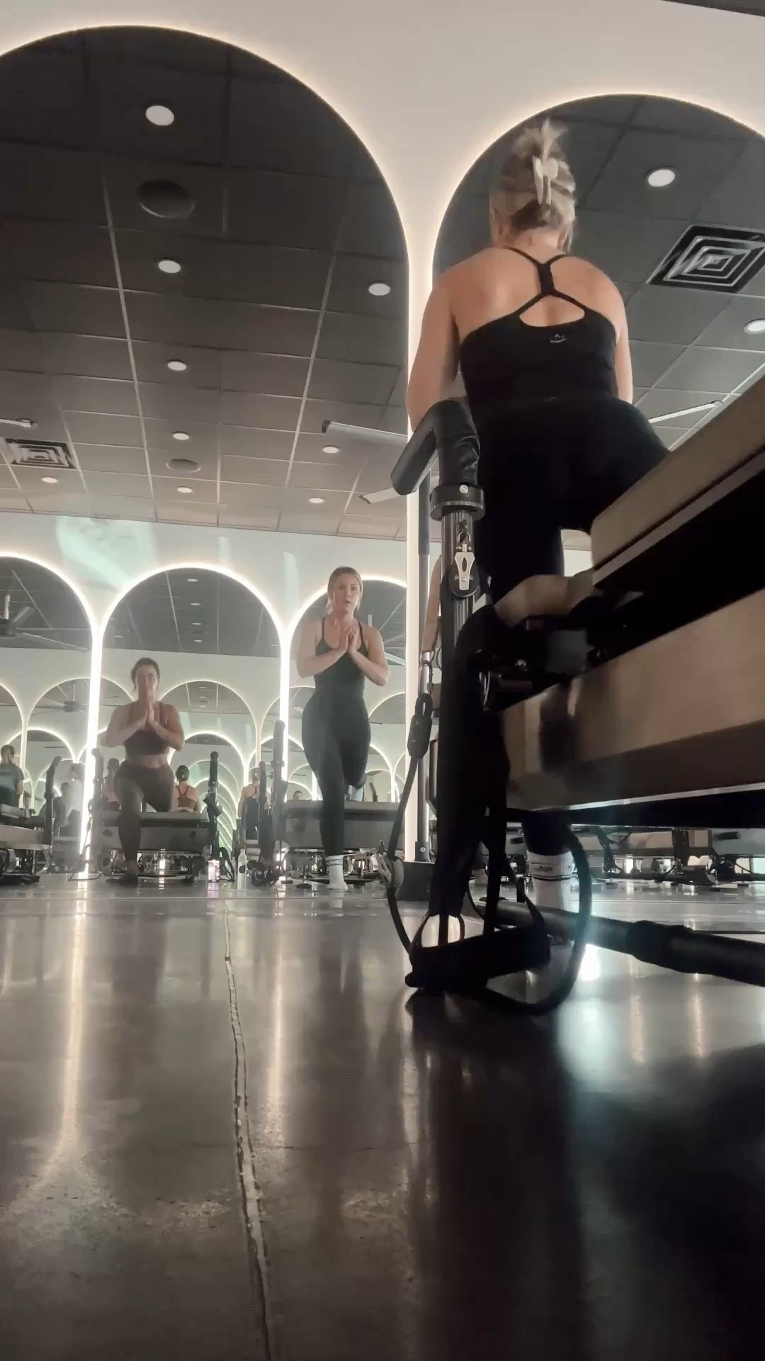 Small sports bra tank / XS leggings / Small pullover linked (use code ALMOSTREADYXSPANX for a discount!) 

#LTKFitness #LTKFindsUnder100 #LTKSaleAlert