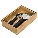 Honey-Can-Do KCH-07641 Bamboo Drawer Organizer 9-Inch | Amazon (US)