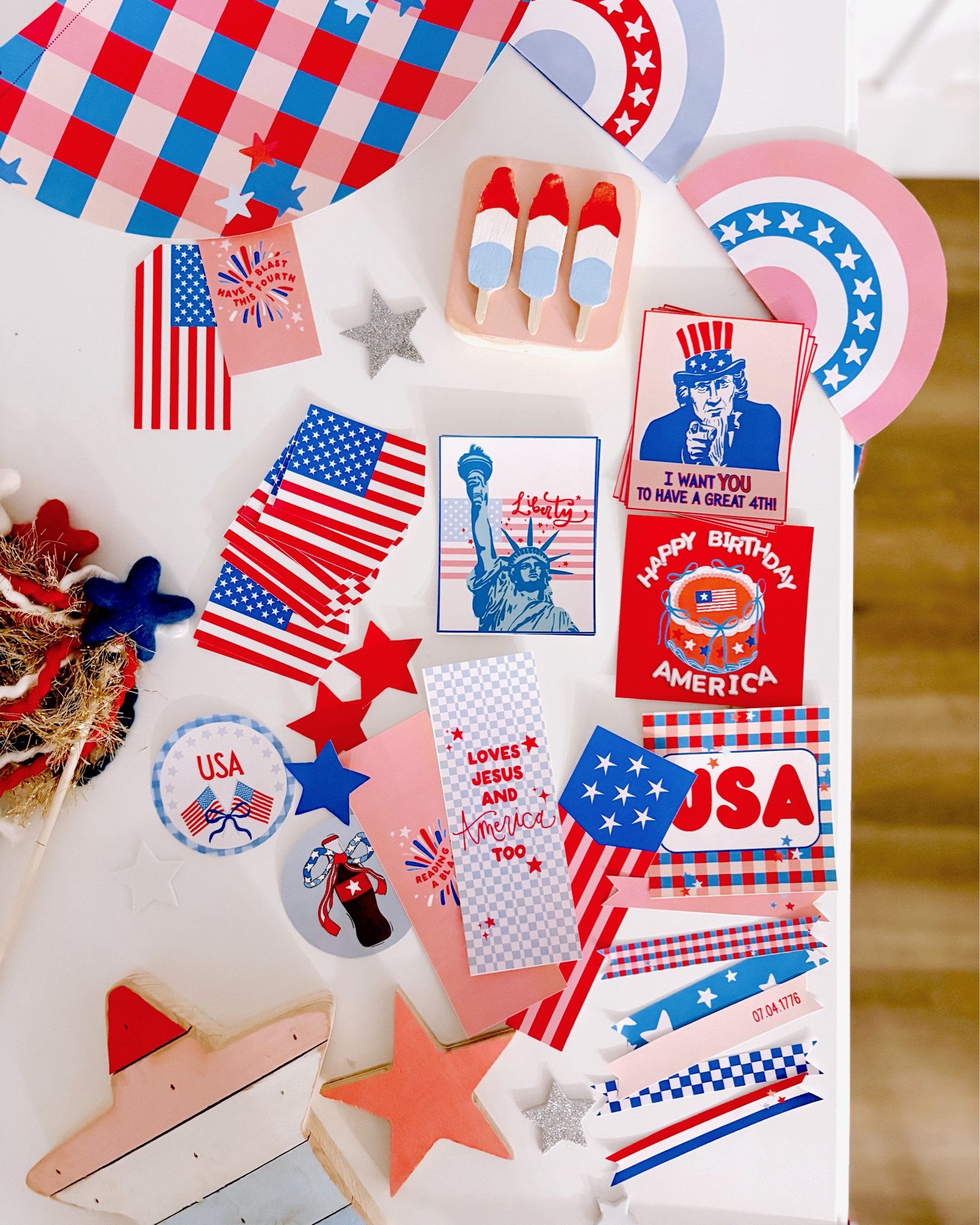 New USA flag + tag collection from The Letter Vee! Print and play, adding magic to all your celebrations !

#LTKParties #LTKSeasonal #LTKFamily