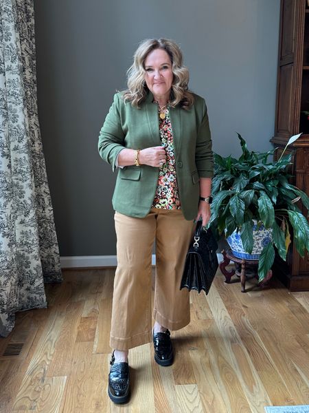 Blazer sale 30% off with code NANETTE30 thru Monday 10/2

Get a fall color or a classic like navy or black. 
These spanx pants are limited. I’ll link the straight leg in the same color. Use code NANETTEXSPANX for 10% off and free shipping. Wearing size XL Petite

Blouse is the perfect fall blouse. Size XL

#LTKworkwear #LTKmidsize #LTKsalealert
