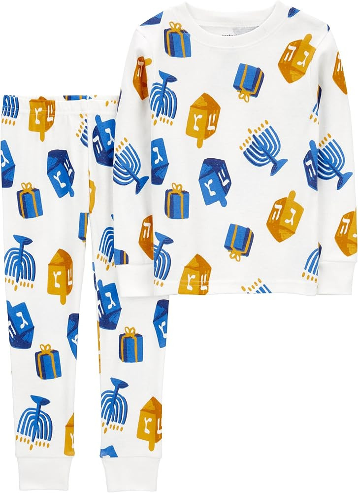 Carter's Girls' Christmas 2-Piece Snug Fit Cotton PJs | Amazon (US)