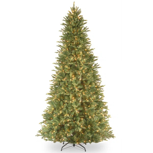Tiffany Fir Lighted Artificial Fir Christmas Tree | Wayfair North America